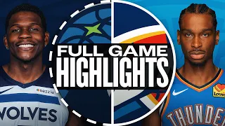 TIMBERWOLVES at THUNDER | FULL GAME HIGHLIGHTS | February 24, 2025