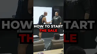 HOW TO START THE SALE ANDY ELLIOTT 