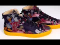 Gucci Jacquard High Top Donald Duck Sneakers X Vetro Power