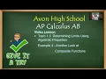 Avon High School - AP Calculus AB