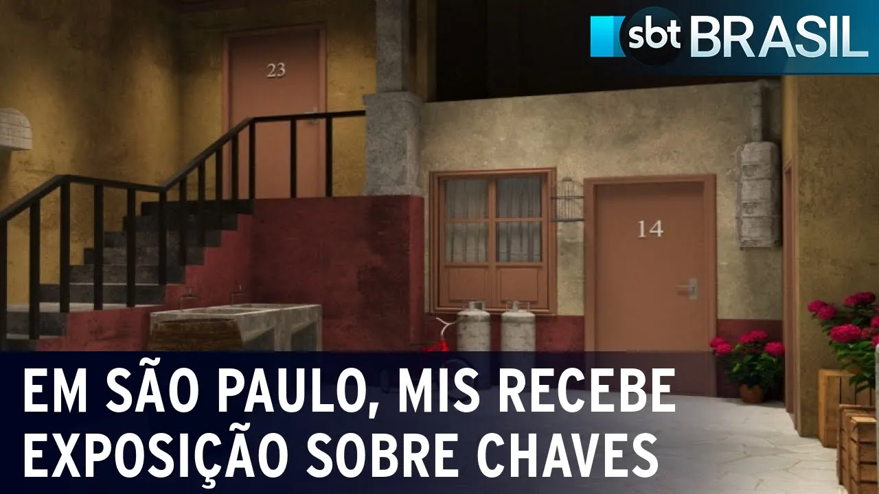 Em São Paulo, MIS recebe exposição sobre Chaves | SBT Brasil (03/01/24)