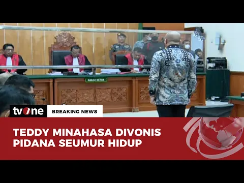 Teddy Minahasa Divonis Pidana Seumur Hidup