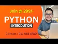 Introduction to Python Python Tutorial Ameerpet Technologies By Srinivas