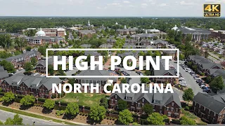 High Point North Carolina - 4K Drone Tour