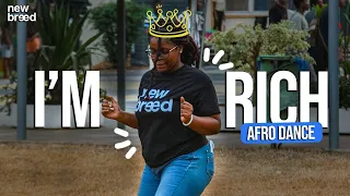 im rich afro dance cover new breed knust