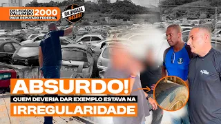ABSURDO! Quem deveria dar exemplo estava na irregularidade.