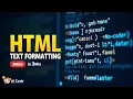 HTML Text Formatting Tags Explained Bold Italic Underline in 3 Minutes tut04