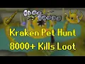 Old School RuneScape - Loot from hunting the Kraken Pet 8500 kills