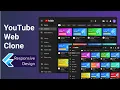 YouTube Web Clone using Flutter Web - YouTube UI Clone