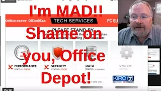 I m MAD Office Depot fined by FTC for fake Malware Scans and fees