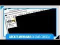 Create MenuBar on CMD Console - MenuBar Function 1 0 TheBATeam