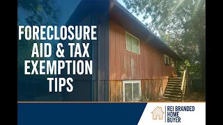 Foreclosure Aid Tax Exemption Tips for Seniors and Families in Spokane REI Branded Home Buyer