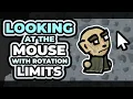 Rotate head towards mouse with rotation limits Roguelike Controller