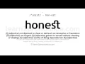 Download Lagu Pronunciation of Honest | Definition of Honest
