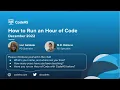 CodeHS Webinar How to Run an Hour of Code with CodeHS