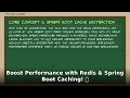 Java Spring Boot Caching Master Redis for Blazing Fast Performance