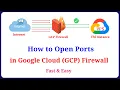 GCP Firewall Rule How to Open Port for VM Instances Step-by-Step