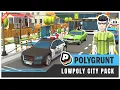 Polygrunt Low Poly City Pack - Stylized 3D Urban Environment Asset for Unity URP RP
