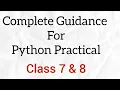 Practical Python Programming for Class 8 Beginner Tutorial with Examples