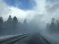 Windy SNOWY AZ Weather 260 West though Greer Arizona