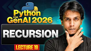 Recursion in Python Gen AI for Python 2026 Lecture 19