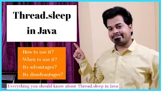 Thread sleep in Java Java Tutorials Selenium-Java Automation Engineer