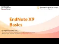 EndNote Basics
