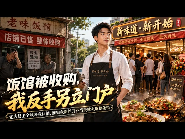 饭馆被收购，我反手另立门户