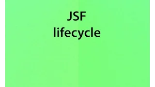 v32 JSF lifecycle