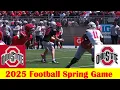 Team Scarlet vs Team Gray 2025 Ohio State Football Spring Game Highlights