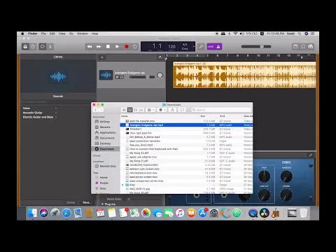 Download MP3 Import external audio files in GarageBand for mac and iOS