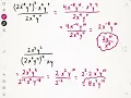 Simplifying Using Exponent Rules Worked Out Examples