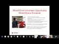 Red Cross Information Session Blood Services Volunteer Opportunities