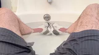 Under Armour Charged Gemini Running Shoes Get Wet in the Bath