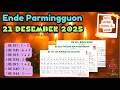 Lagu Ende Parmingguon | 21 DESEMBER 2025 | HKBP | ADVENT IV | Musik, Not, Vocal, dan Lirik