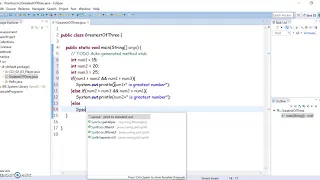 How to find greatest of three numbers in java using eclipse