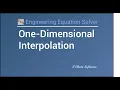 One Dimensional Interpolation