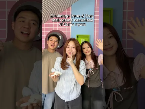 CHALLENGE IRENE & FREY MAIN GAME KAMUFLASE DI DUNIA NYATA !