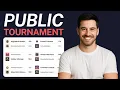 How to Make Public Tournament Bracket STEP BY STEP