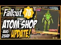 Fallout 76 Atomic Shop Update August 23rd - 30th