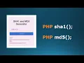 How to Create text to sha1 and md5 password generator in PHP with jQuery PHP Core PHP