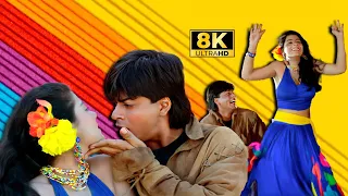 jaati hoon main 8k video song karan arjun shahrukh khan kajol kumar sanu alka yagnik 90s