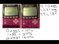 Statistics - Random Number Generator Using TI 84