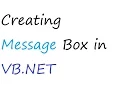 Creating Message Box in VB NET