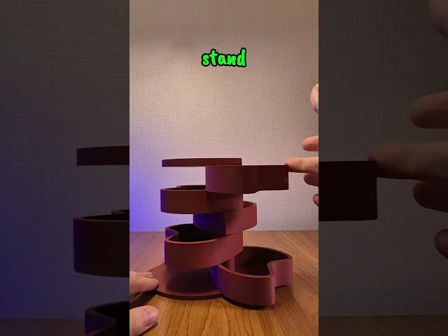 Heart Jewelry Stand – Rotating Stackable Tray Organizer video thumbnail