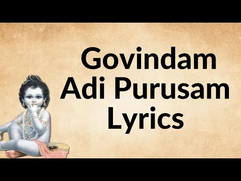 Download MP3 Govindam Adi Purusham - Lyric Video With Meaning