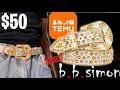 50 B B Simon belt from TEMU Worth It