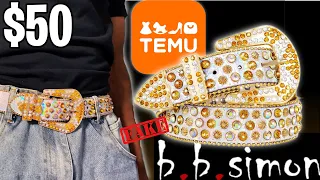 50 B B Simon belt from TEMU Worth It