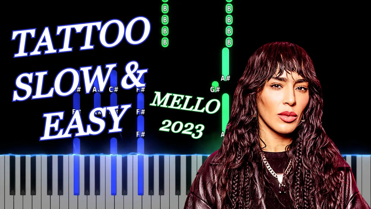 Tattoo EASY - Loreen | Piano Tutorial Tattoo EASY - Loreen | Piano Tutorial