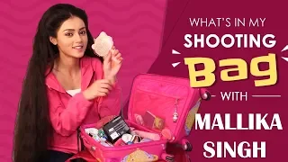 what s in my shooting bag with mallika singh aka radha bag secrets revealed india forums